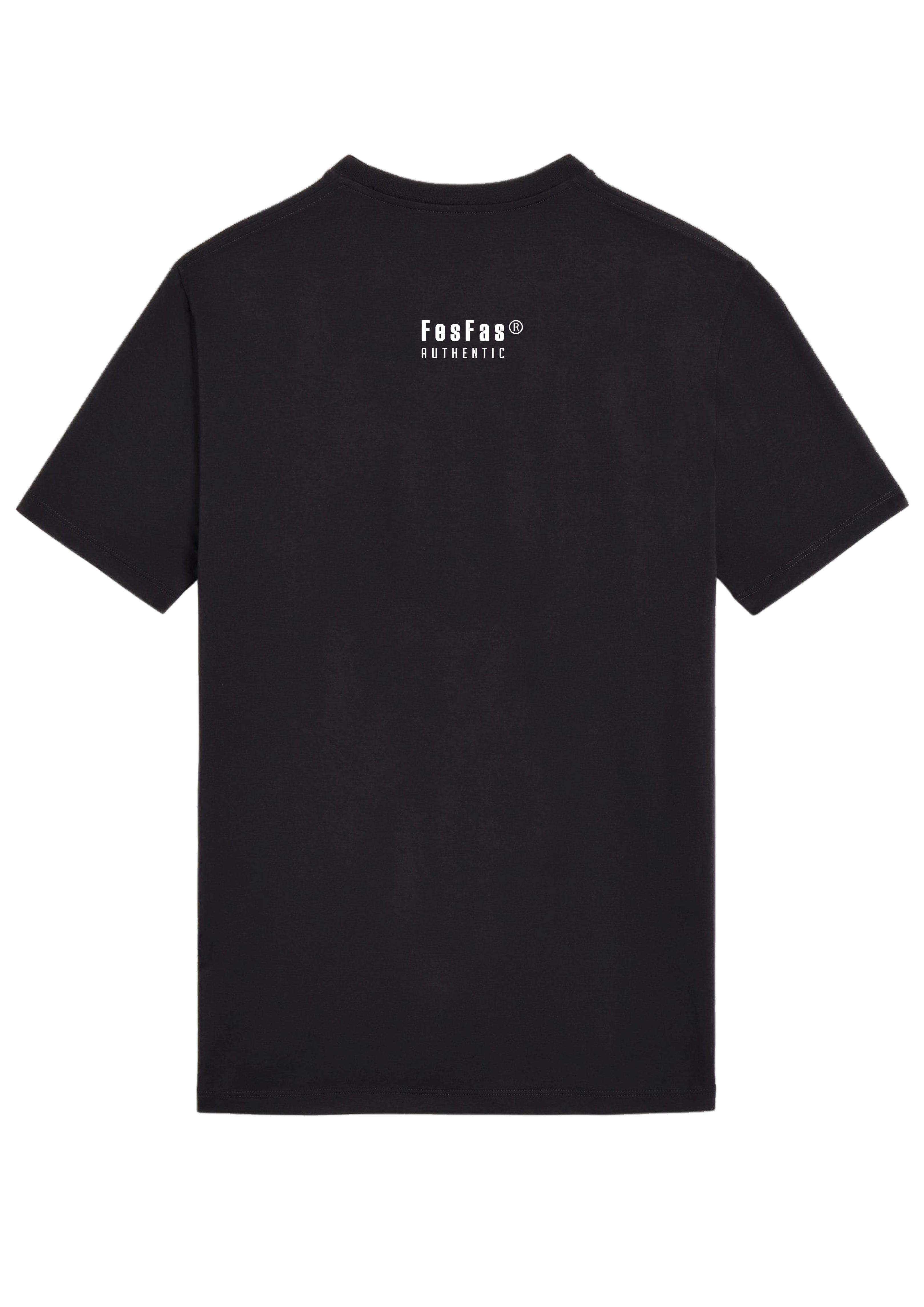 FesFas friendship-print T-shirt | Black