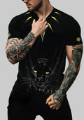 FesFas panther-print T-shirt | Black