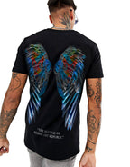 FesFas angel wings-print T-shirt | Black | Men