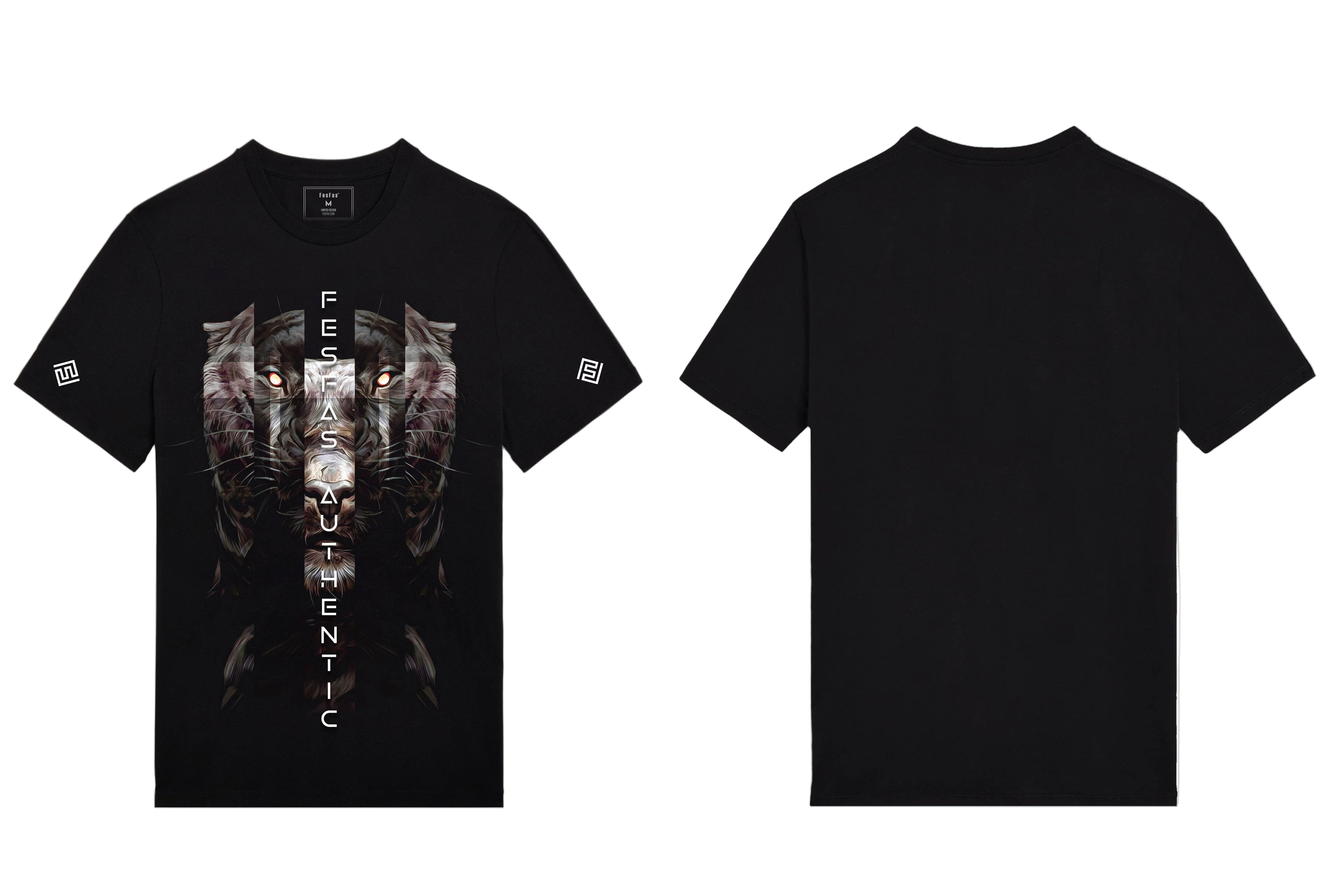 FesFas tiger-print T-shirt | Black | Men
