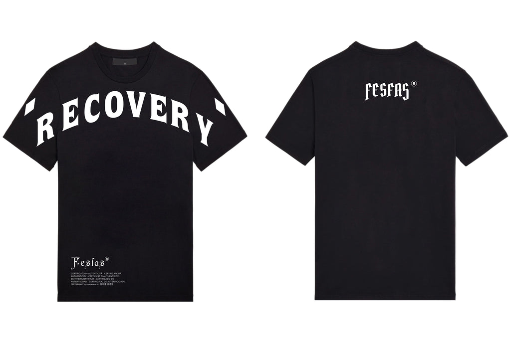 FesFas graphic-print T-shirt | Black | Men
