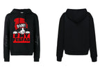 FesFas red cap cat-print Hoodie | Black