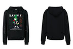 FesFas Rabbit-print Hoodie | Black | Unisex
