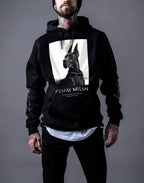 FesFas Cool dog-print Hoodie | Black