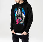 FesFas The Shark-print Hoodie | Black