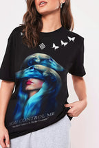 FesFas borzoi-print T-shirt | Black | Men