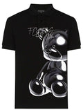 FesFas bear-print Polo Shirt | Men | Black