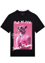 FesFas panther-print T-shirt | Black