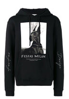 FesFas Cool dog-print Hoodie | Black