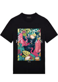 FesFas animals-print T-shirt | Black