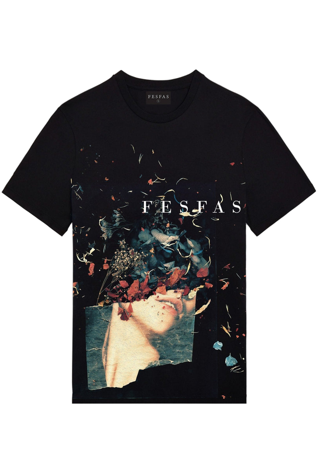 FesFas graphic-print T-shirt | Black