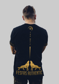 FesFas wolf-print T-shirt | Black