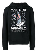 FesFas rabbit-print Hoodie | Black