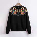 FesFas Snake-print Sweatshirt | Black