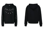 FesFas Sparkling Stars-print Hoodie | Black