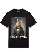 FesFas rabbit-print T-shirt | Black