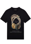 FesFas Headphone-print T-shirt | Black