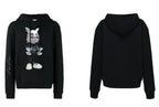 FesFas Diamond Bear-print Hoodie | Black
