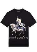 FesFas horseman-print T-shirt | Black