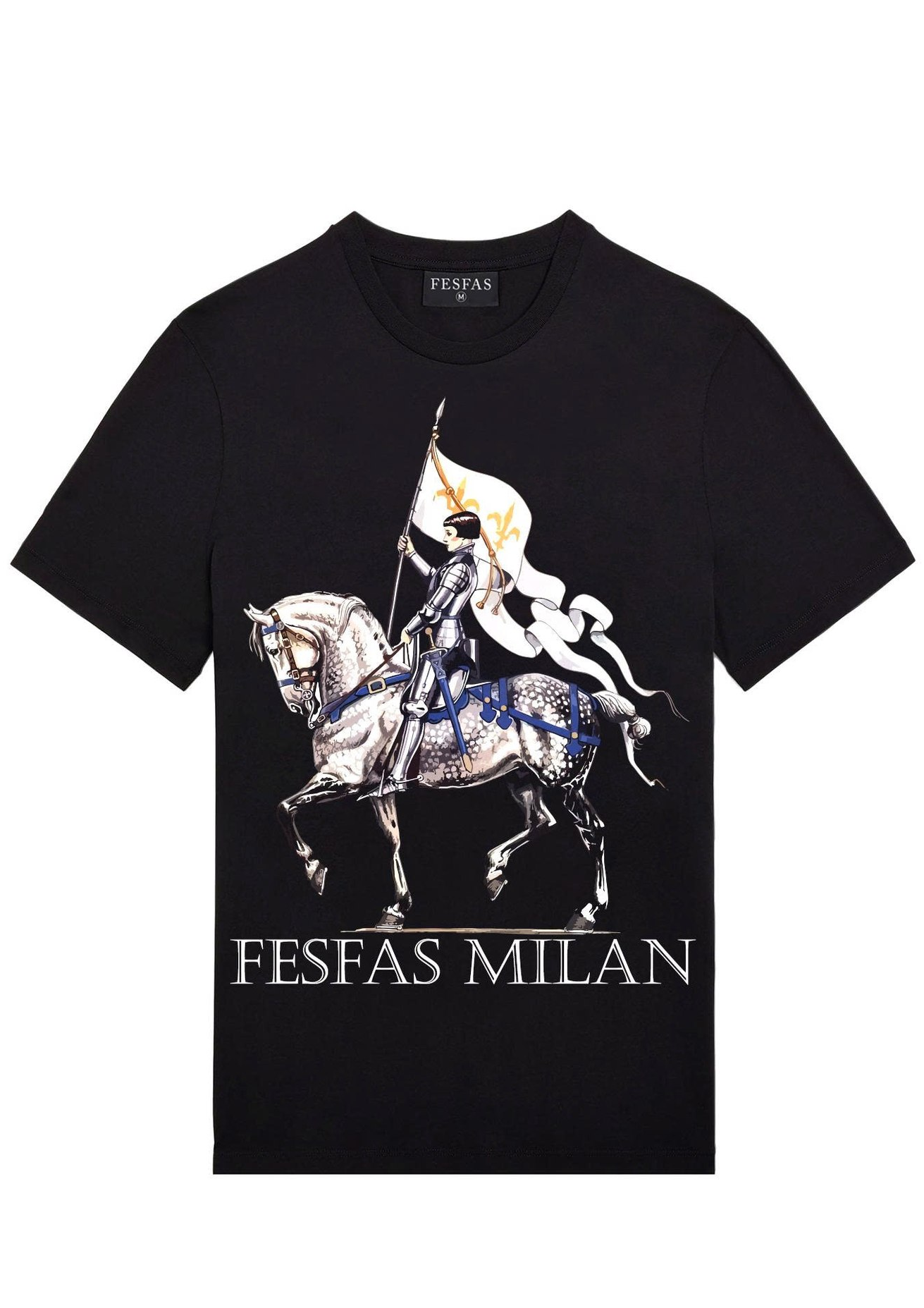 FesFas horseman-print T-shirt | Black