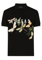 FesFas Dragonfly-print Polo Shirt | Black