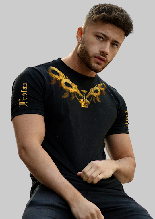 FesFas dragon-print T-shirt | Black
