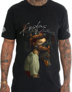 FesFas friendship-print T-shirt | Black