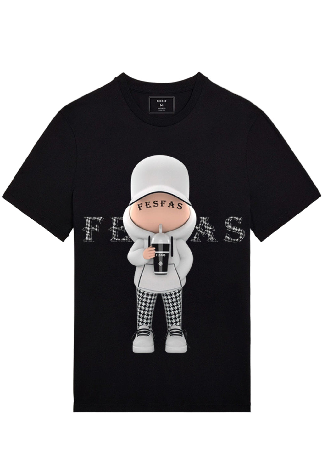 FesFas Cool Boy-print T-shirt | Black