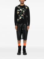 FesFas Flower-print Sweatshirt | Black