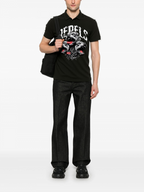 FesFas Bulldog-print Polo Shirt | Black