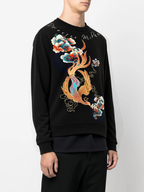 FesFas Phoenix-print Sweatshirt | Black