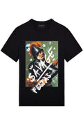 FesFas combatant-print T-shirt | Black