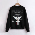 FesFas Dove-print Sweatshirt | Black