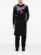 FesFas flowers-print Sweatshirt | Black
