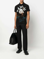 FesFas butterflies-print Polo Shirt | Black