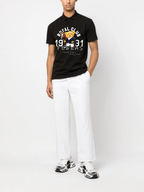 FesFas Bear-print Polo Shirt | Black