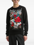 FesFas storm warrior-print Sweatshirt | Black