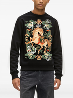FesFas horse-print Sweatshirt | Black