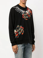FesFas cloud-print Sweatshirt | Black