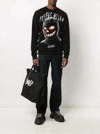 FesFas mask-print Sweatshirt | Black
