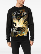 FesFas phoenix-print Sweatshirt | Black