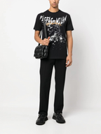 FesFas god-print T-shirt | Black