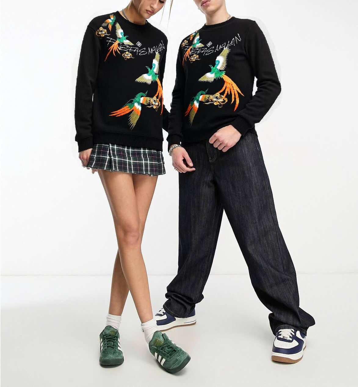 FesFas Phoenix-print Sweatshirt | Black