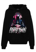 FesFas believer-print Hoodie | Black