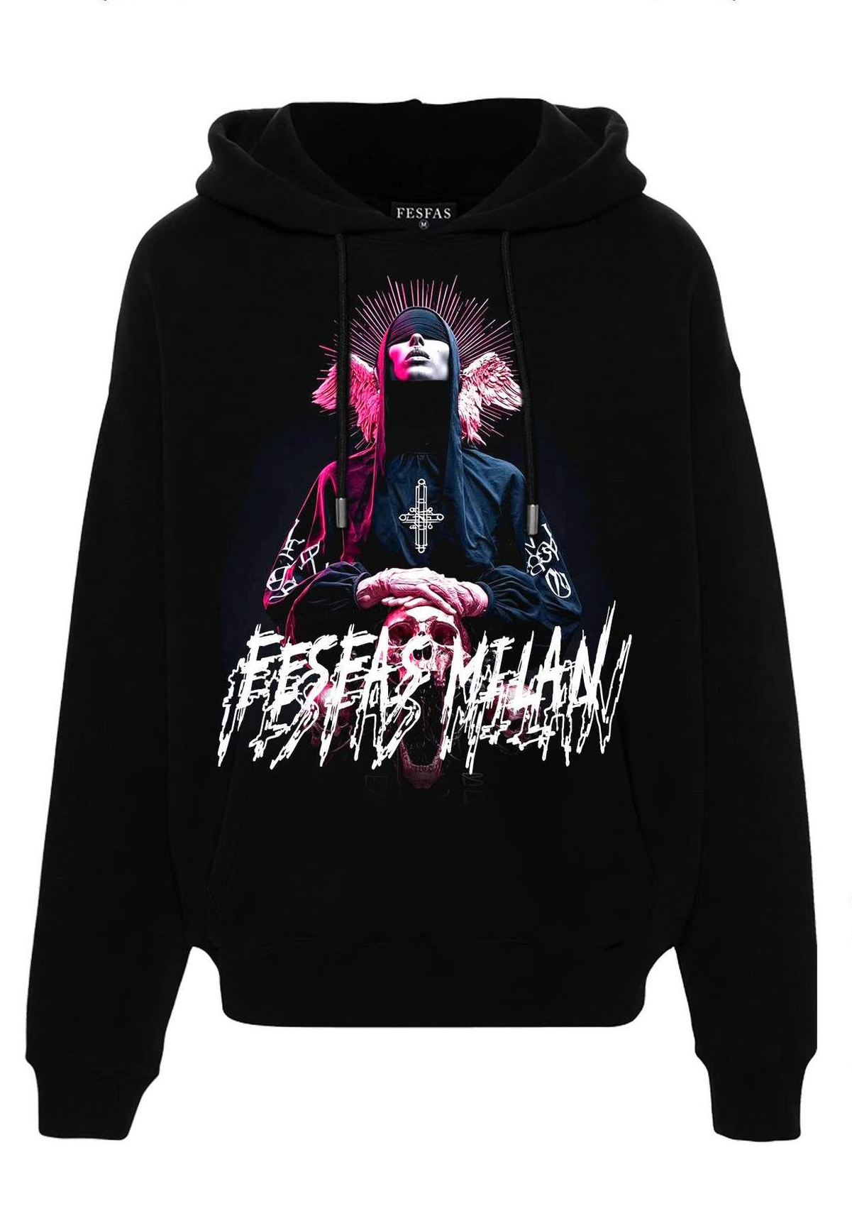 FesFas believer-print Hoodie | Black