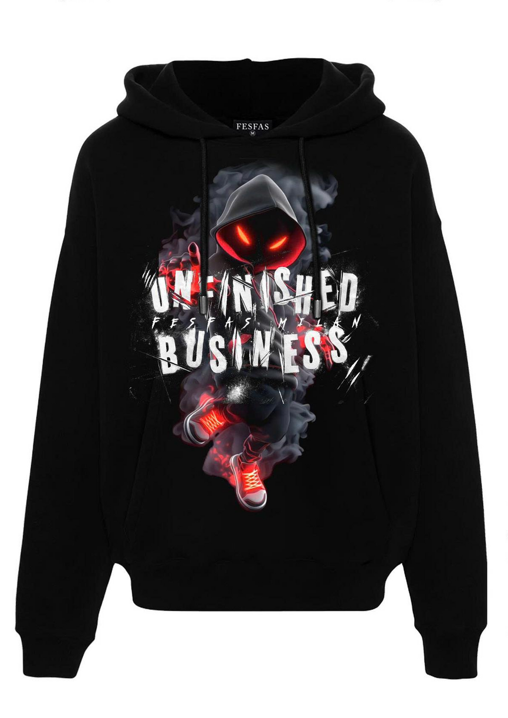 FesFas mystic-print Hoodie | Black