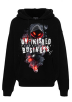 FesFas mystic-print Hoodie | Black