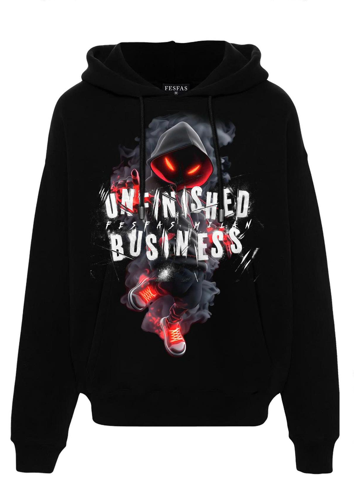 FesFas mystic-print Hoodie | Black