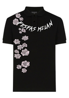 FesFas flowers-print Polo Shirt