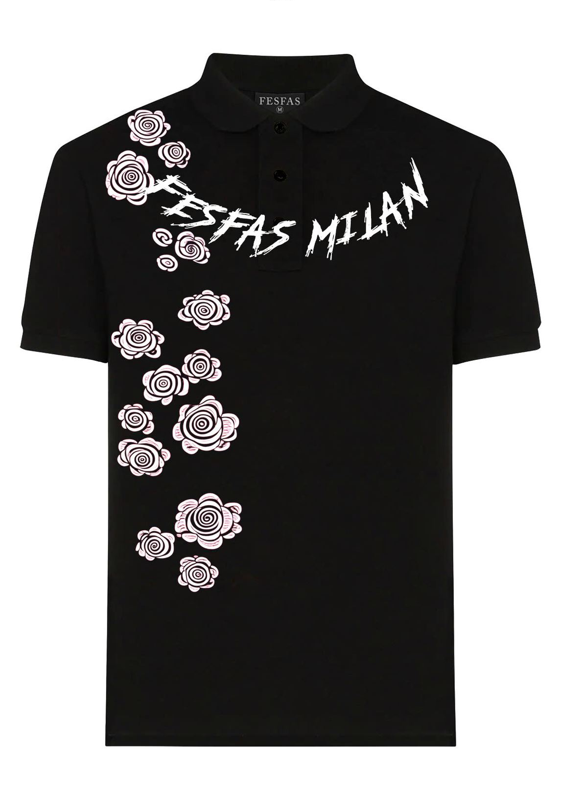 FesFas flowers-print Polo Shirt